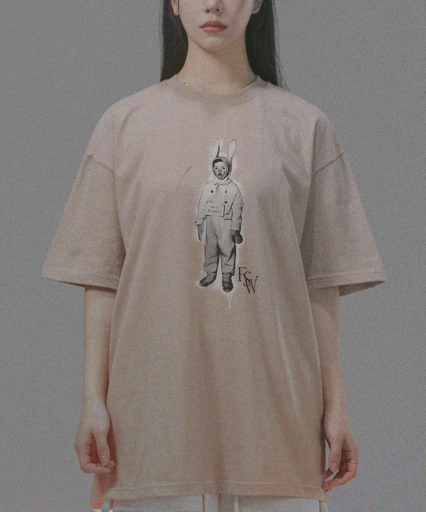 Paensyo Im A Rabbit Short Sleeve - Beige