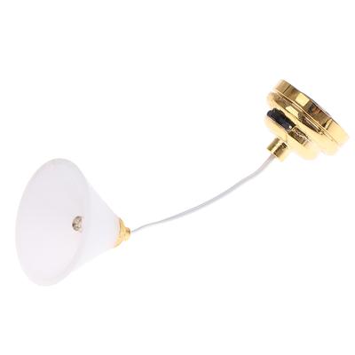 1:12 Miniaturní lustr domeček pro panenky Stropní lampa Led lampa Dekorační hračka nástěnné lampy