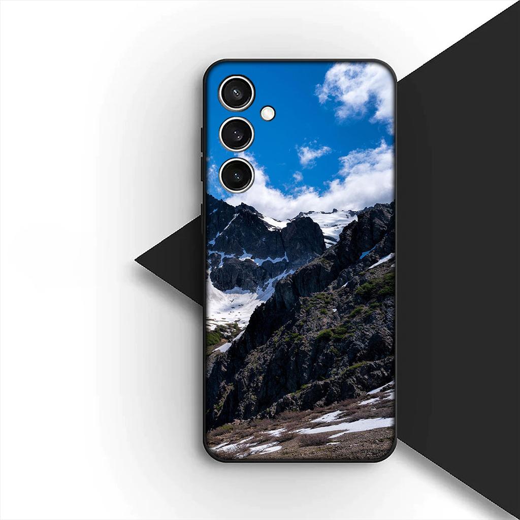 for Samsung Galaxy S20 S22 S21 FE Ultra Plus A07 A17 A15 A16 A25 A57 A37 Phone Case Mountain Sea Wave Beach Travel landscape