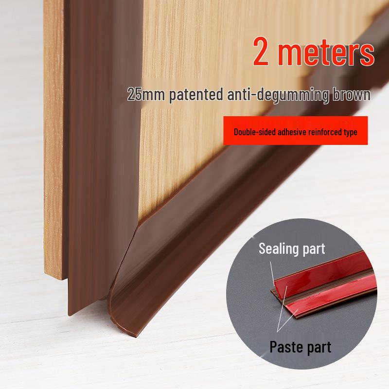 

Самоклеящийся звукоизоляционный уплотнитель для низа двери: Ветрозащитная, Пылезащитная, Водонепроницаемая Изоляционная Лента для Дверей и Окон