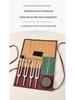 Aluminum Alloy Yoga Sleep Aid Tuning Fork Set with Leather Case