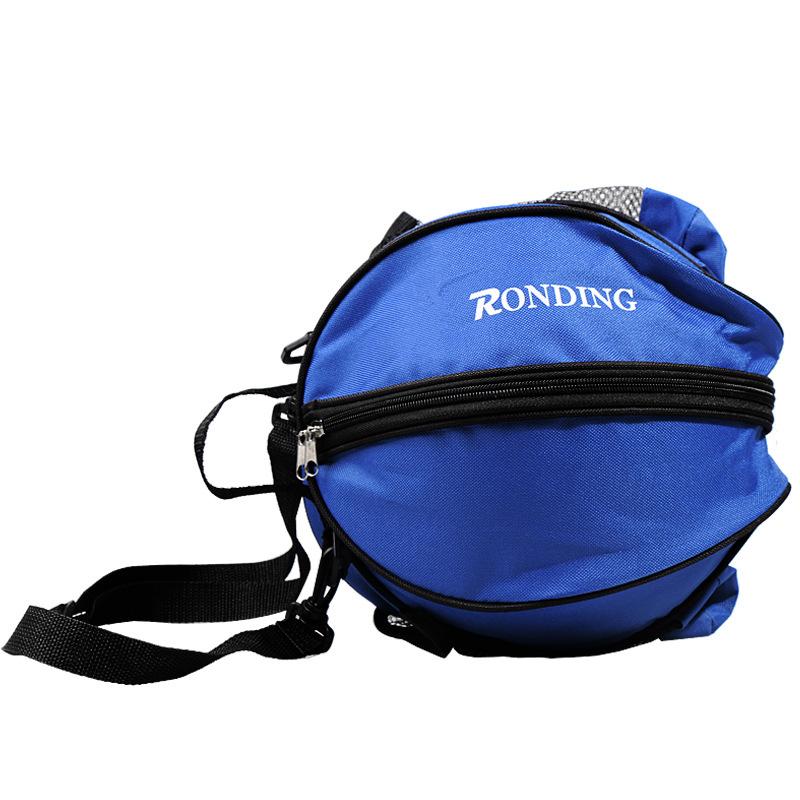 Basketball Bag Sport Football Volleyball Backpack Round Adjustable Shoulder Strap Knapsacks Storage