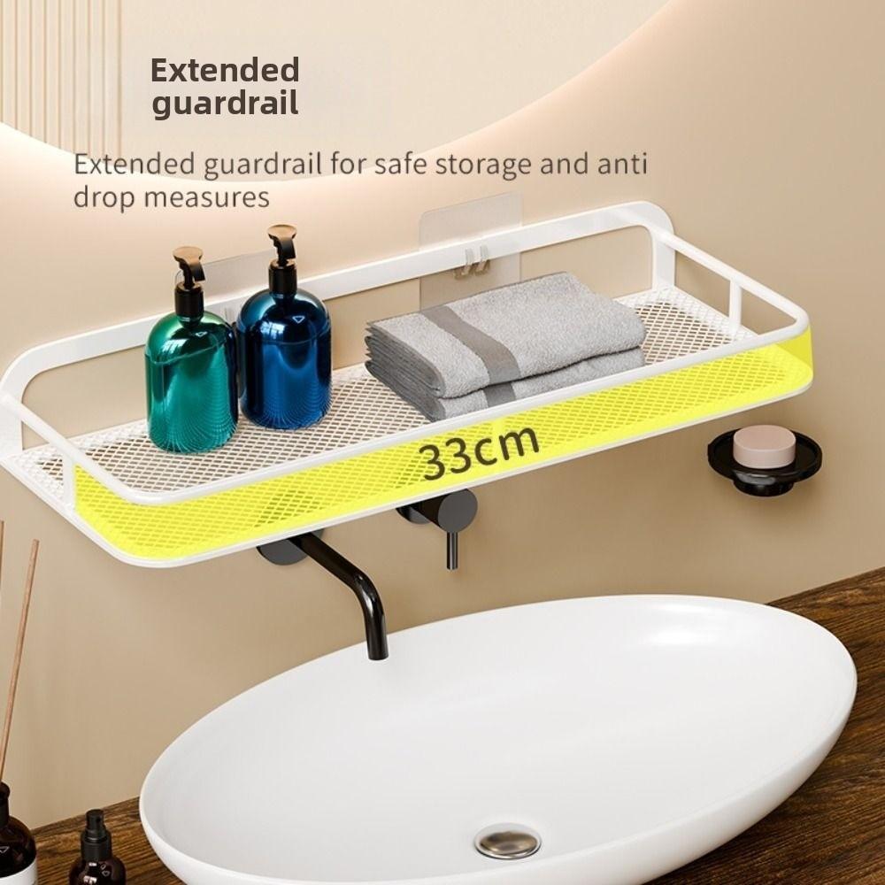 Large Capacity Shower Shampoo Rack Waterproof Cosmetic Storage Rack Kitchen Organizer Kitchen