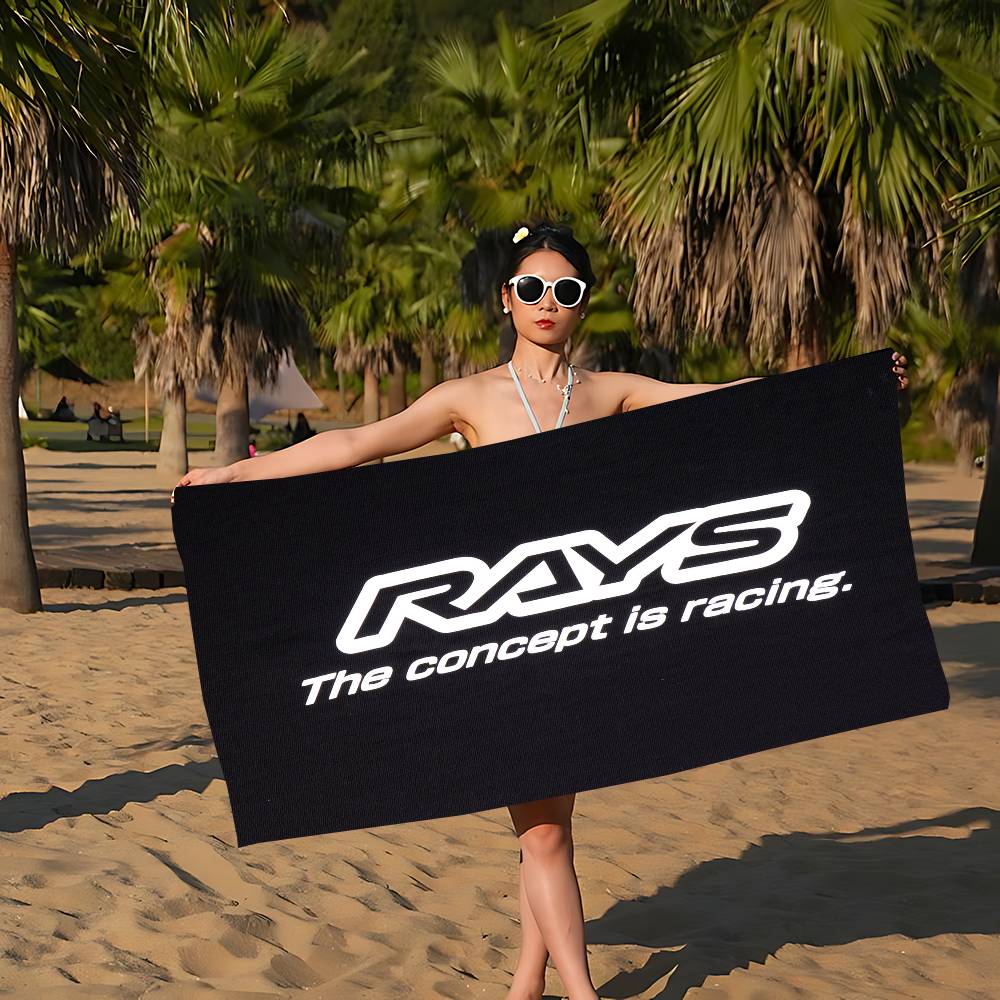 RAYS Wheels Big Microfiber Beach Towels Quick Dry Towel Sand Beach Towels Pool Towel for Travel Swim Pool Yoga