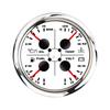 NEW-85Mm 4-In-1 Multifunction Gauge With 0-190Ohms/240-33Ohms Fuel Level Gauge Water Temp Oil Press Voltmeter