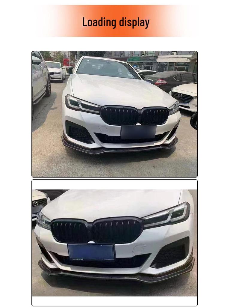 Carbon Fiber Front Lip Spoiler & Diffuser for BMW 5 Series G30/G38