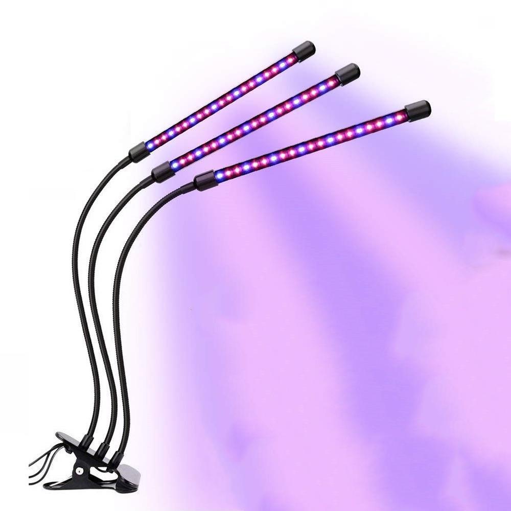USB LED Plant Lights 2/3/4 Heads Potted Plant Lamp Hydroponic Lights  UV Hydroponics
