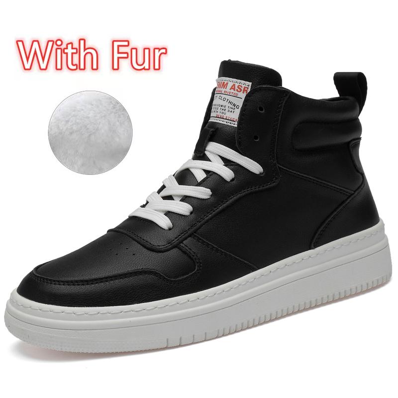 

Модные новые мужские вулканизированные туфли с высоким верхом универсальные туфли повседневные кожаные мужские кроссовки износостойкие мужские туфли на плоской подошве Tenis Masculino 45