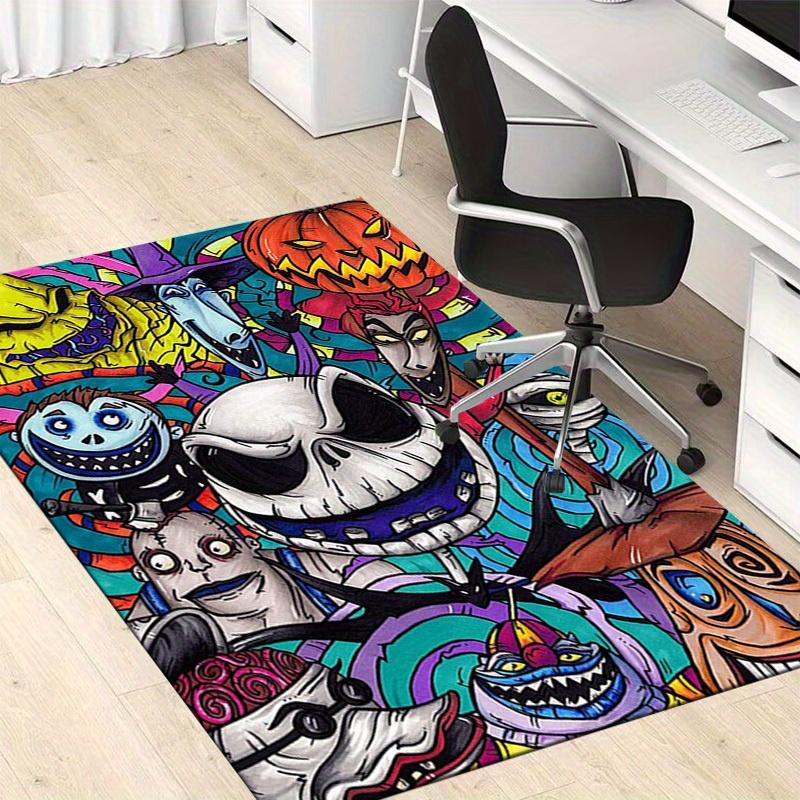 1pc Halloween Themed Carpet for Home Decor, Office Rug, Chair Cover, Outdoor Mat, Gift Ideaz4162