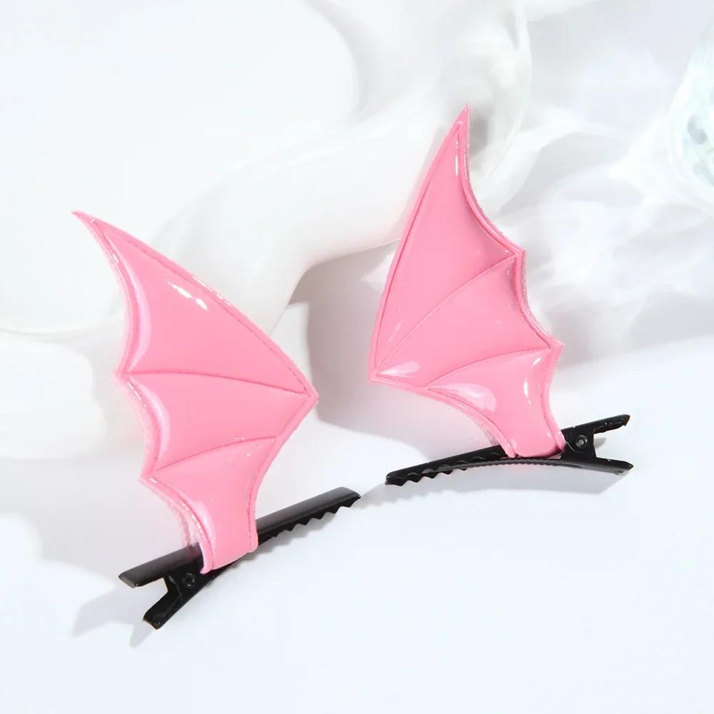 Fashion Bat Wings Hair Clip Y2K Style Barrette for Cosplay Parties and Halloween Holiday Decoration Hair Accessories