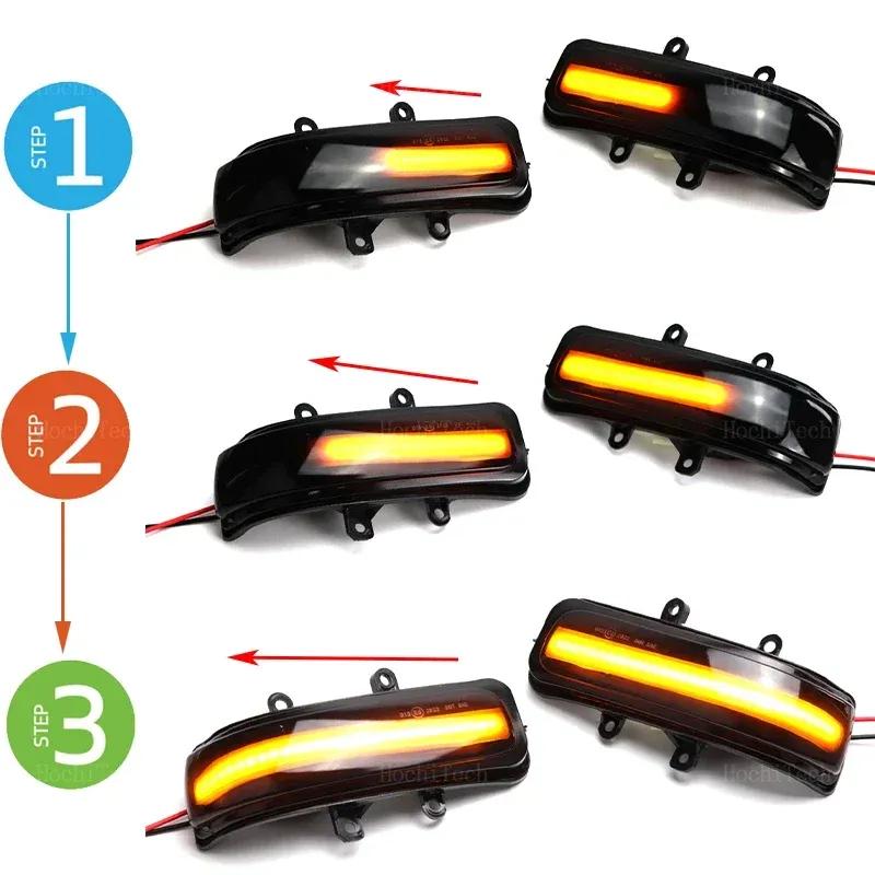2x Dynamic Blinker LED Turn Signal Light Indicator Side Mirror Lamp For Toyota RAV4 XA30 Estima Alphard AH20 Vellfire Noah