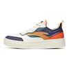 Anta Lifestyle Series Trendy Casual Slip Resistant Durable Low Top Skate Shoes Men Sneakers White Orange Blue 112038063-2