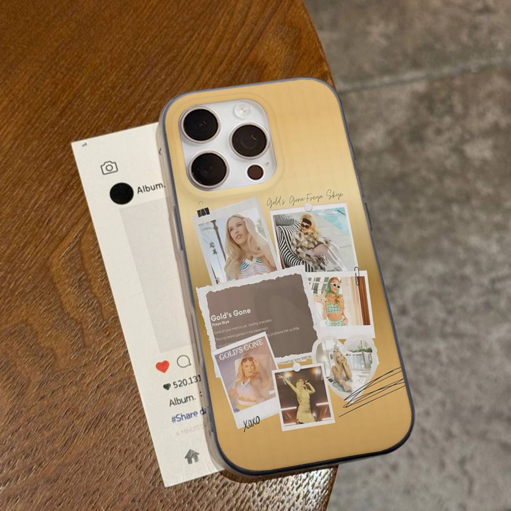 Singer F-Freya Skye Corrugated Pattern For IPhone 17 16 15 14 13 12 11 16 Pro Max Plus Pro Non-slip Phone Cover