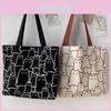 Women Canvas Capacity Large Bag Students Simple Cute Literary Shoulder Bag Handheld Canvas Bag