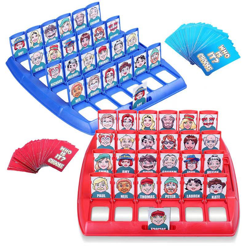 

Douyin Style Guess Who: Parent-Child Logic Deduction Board Game красный/синий