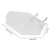 6Pcs Pegboard Bins Set Heavy Duty Clear Storage Containers Tool Organizer Garage Workbench Parts Holder Kit Pegboard Baskets