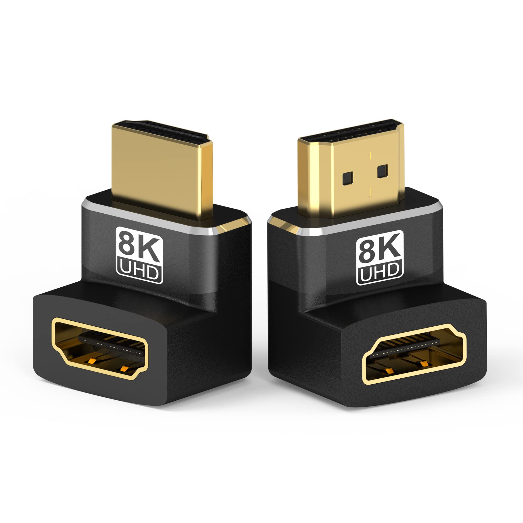 

Адаптер FDBRO HDMI 90 градусов 270 градусов L-типа, прямоугольный удлинитель-адаптер с разъемом «папа-мама», совместимый с 2.1 + 8K при 60 Гц 4K при 120 Гц