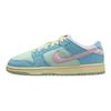 X Verdy Dunk Low Top Kids' Skateboarding Shoes Blue Children Aged 3 7 Years Old FZ7195-400