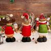 Jingchen Christmas Telescopic Doll: Santa Claus & Snowman Window Display Ornament