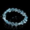Hongxirui Kristall Natürlicher Blauer Topas Herzförmiges Armband