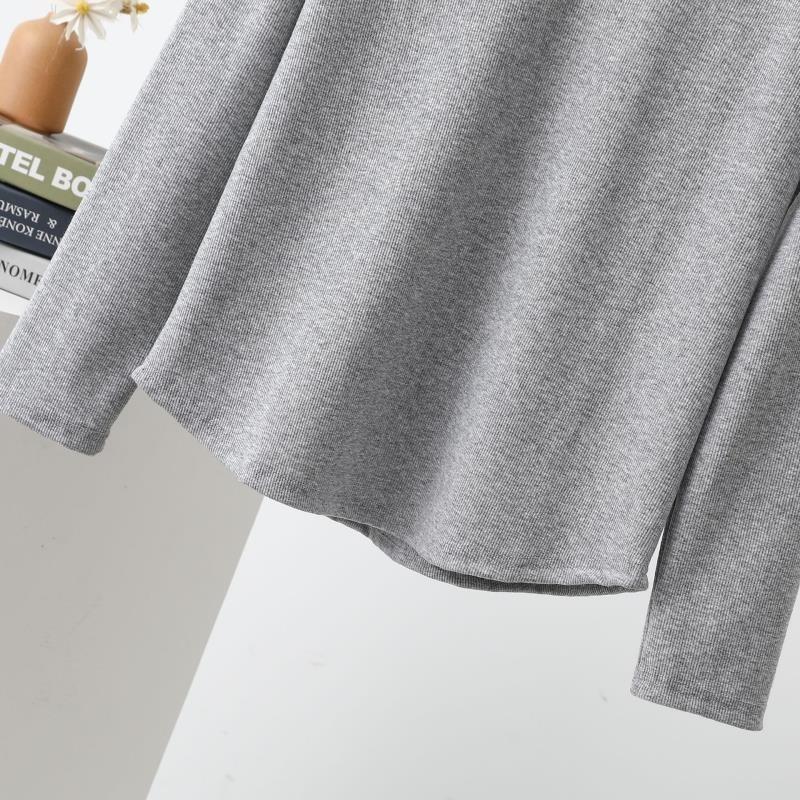 Pullovers Tops Women Long Sleeves Autumn Winter Blouse Oversized Round Neck Loose Long Sleeve Shirt Slim Pullover Tops