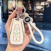 Protetor TPU com Borda Prateada Keyless Capa Automática Porta-Chaveiro para Geely Emgrand Global Hawk GX7 Coolray 2024 X6 Capa para Chave de Carro