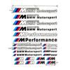 For BMW M X1 X3 Car Decoration Strip Trunk Relief Stickers Decals For Bmw M Power Performance E28 E30 E34 E36 E46 E60 E90 F84 F87 X1 X3 X5 X6