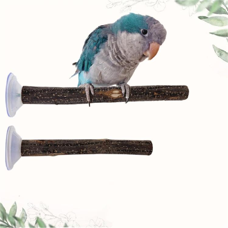 3pack Portable Parakeets Grinding Stick Training Toy Strong Suction Cup Bird for Small to Medium