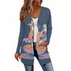 Women's Long Sleeve Cardigan Casual Jacket With Pockets Top