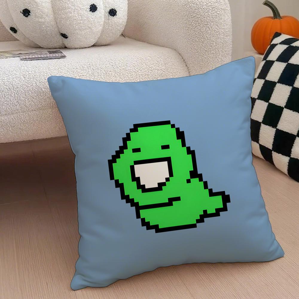 

Quirky Webcomic American Novel HHomestuck Cushion Cover Throw Pillow Cover Hidden Button Durable Polyester Chair Cushion 30X30cm