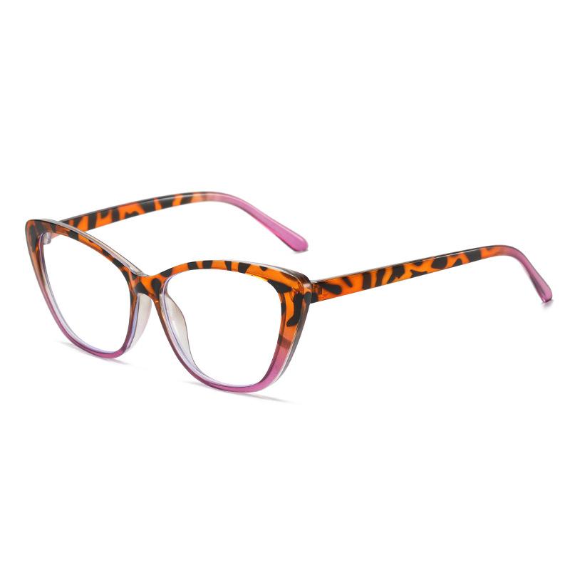 Ultra-Light Anti-Blue Light Reading Glasses Women Men Eye Protection Flowers Elegant Splicing Colors Presbyopic Eyeglasses