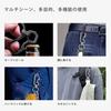 [HVAFIEYV] Keychain Titanium Alloy Key Ring Carabiner Rustproof Lightweight Stylish