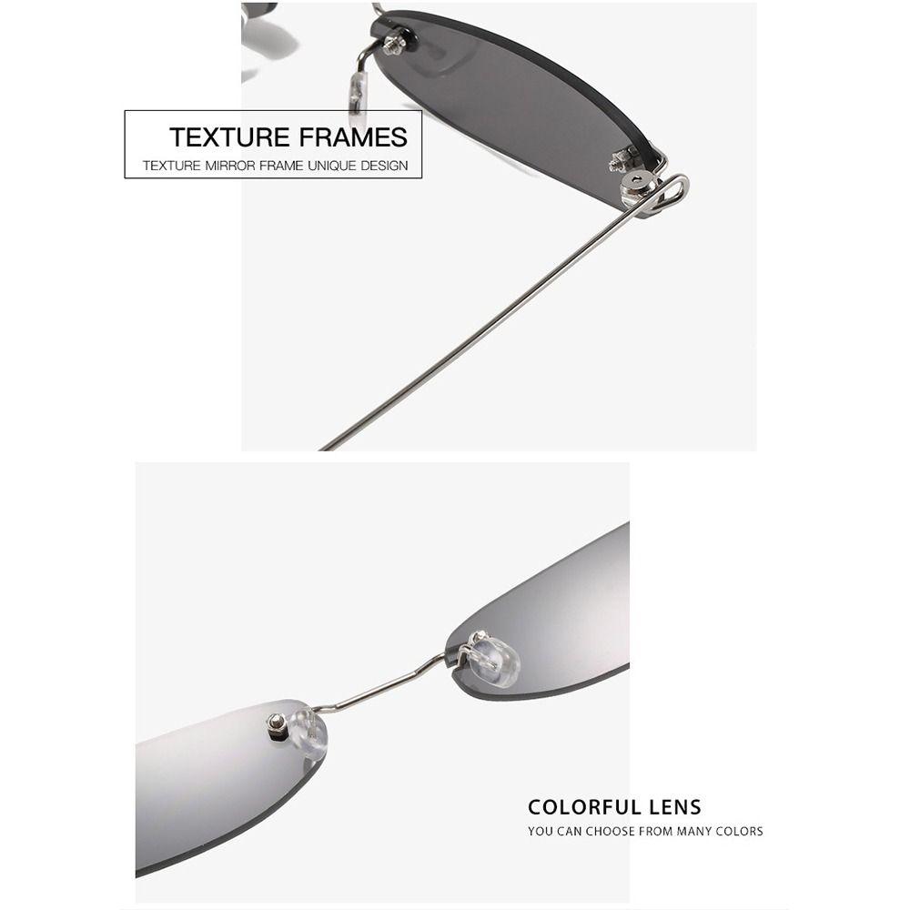 Clear Colored Lens Rectangle Sunglasses Narrow Punk Shades Streetwear Accessories  for Women & Men