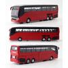 1/32 Scale Diecast Alloy SETRA Luxury Bus Model Children's Toy Car Business Travel Bus Pull Back Sound and Light Miniature