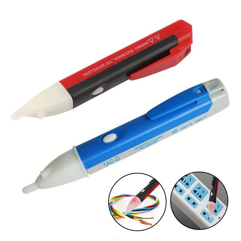 Non Contact AC Voltage Tester Pen 90-1000V Induction Detector Pocket Size for Home Outlet Wiring Inspection