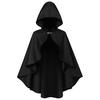 Halloween Cloak Retro Style Hooded Tailoring Metal Buckle Decoration Shawl Role-Playing Versatile Costume Accessory