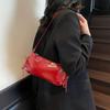 Designer Shoulder Bag Solid Color Women Handbag Fashion Armpit Bag  Girls