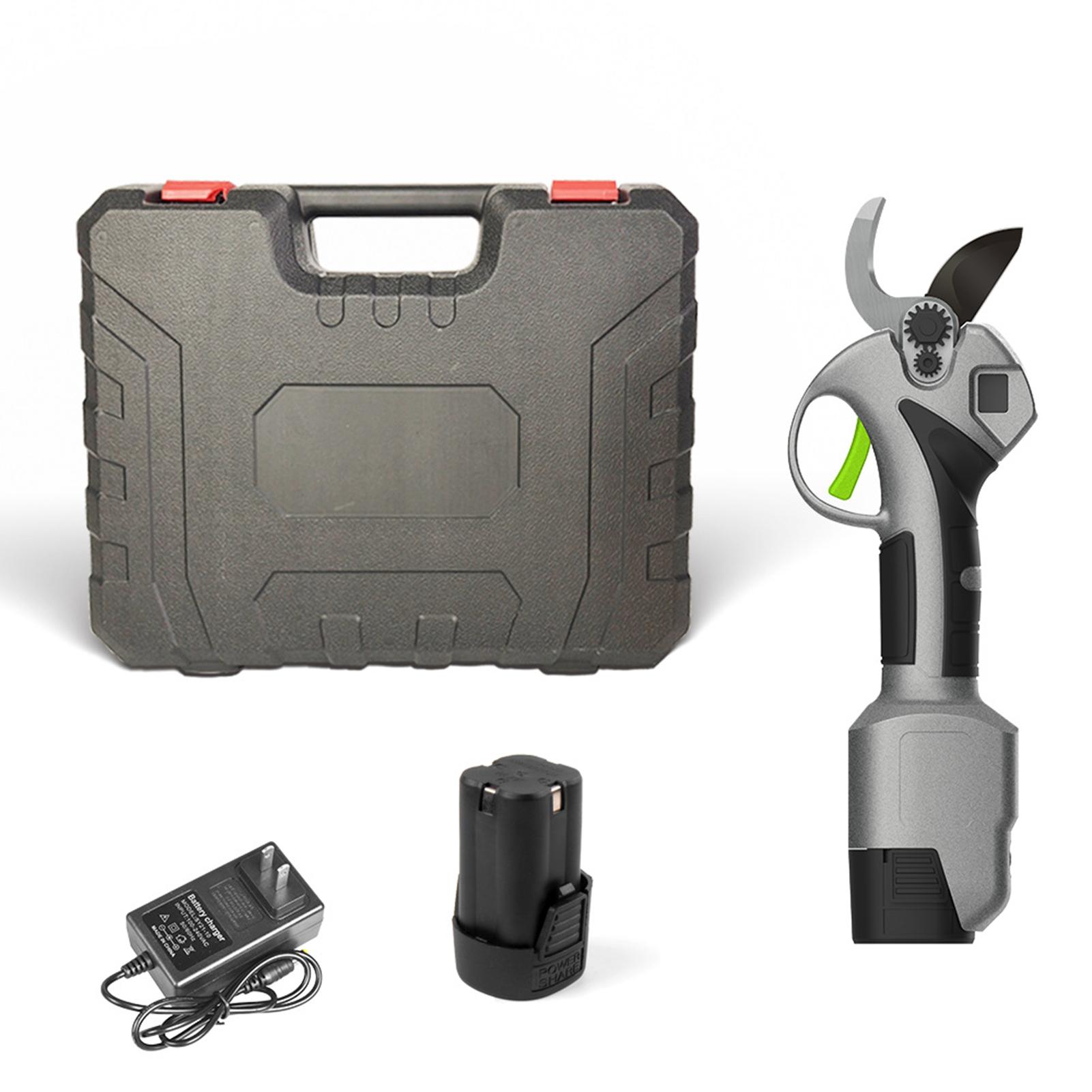 Портативные электрические ножницы Эффективные и мощные секаторы Электрические секаторы Беспроводные Легкие 1 battery