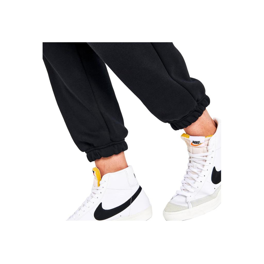 Nike Womens Phoenix Fleece High-Waisted Oversized Sweatpants Black/Sail Women Streetwear DQ5887-010