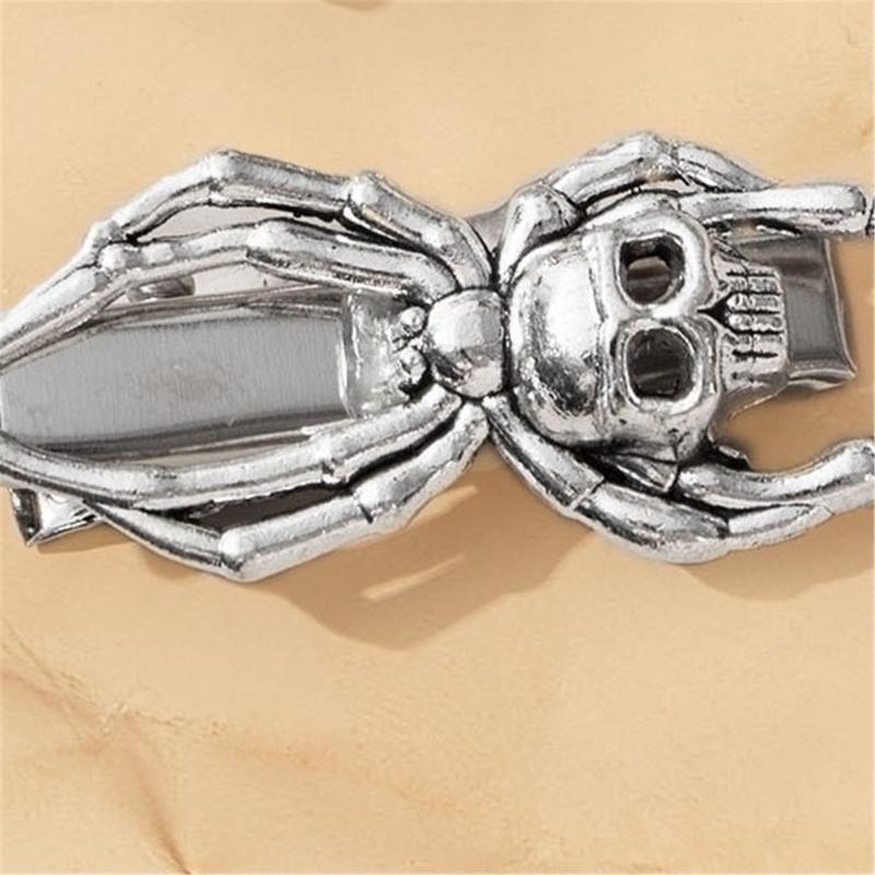Modische Totenkopf-Haarspangen Haaraccessoire Haarnadel Party Make-up Haarspange für Halloween Cosplay Kostüm