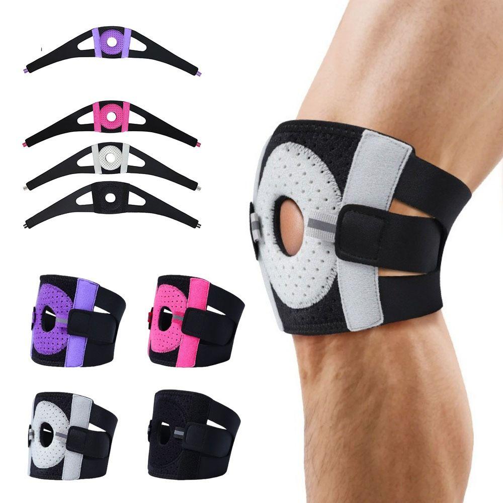 Breathable Patellar Tendon Support Elastic Knee Pad Fitness Gear Sports Knee Brace  Cycling