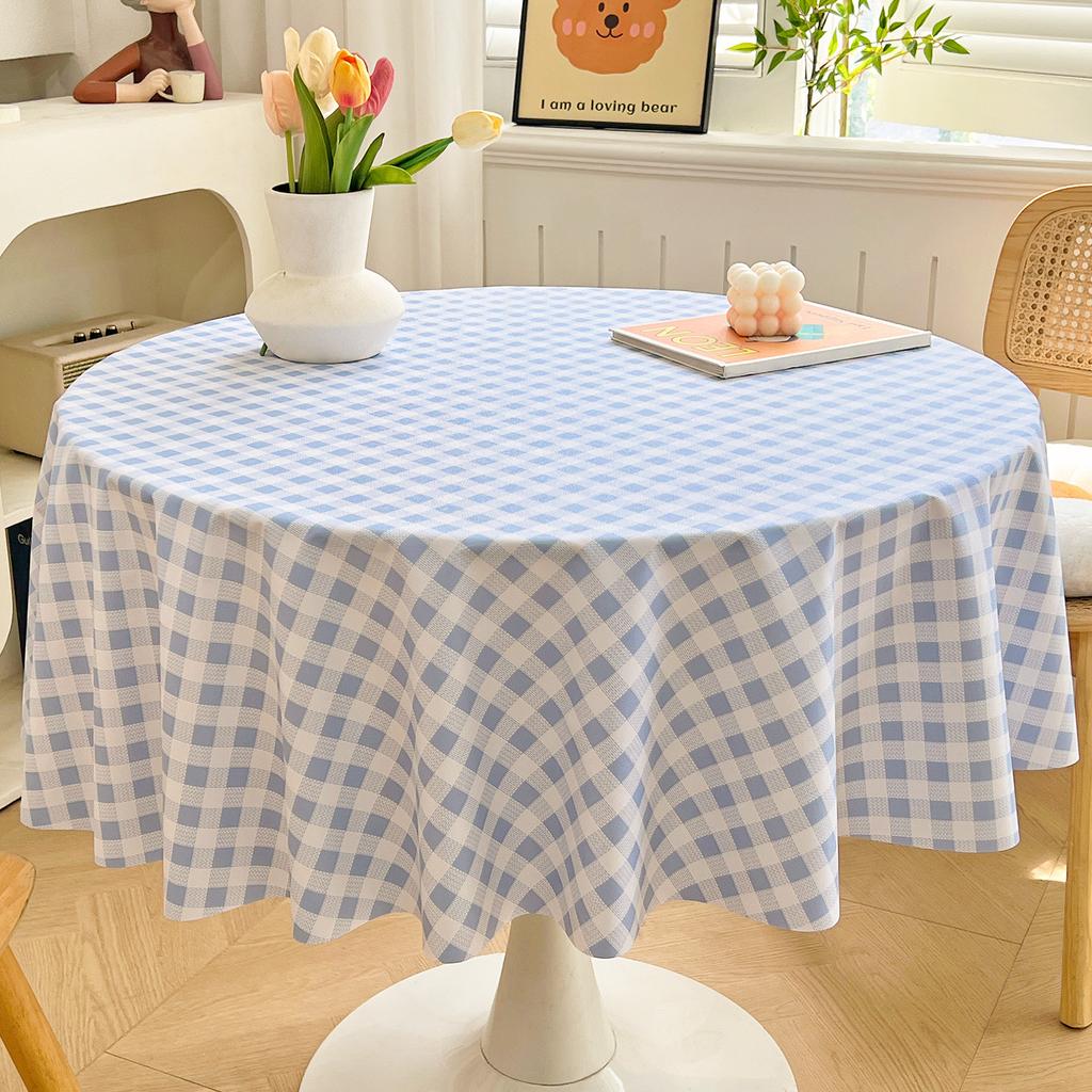 Față de masă rotundă de înaltă calitate, fără spălare, rezistentă la ulei, impermeabilă, anti-opărire, față de masă, față de masă rotundă, suport de masă rotund