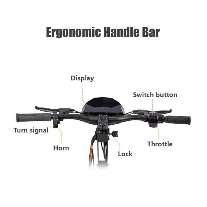 Scooter Électrique KuKirin G4 - Moteur 2000 W -- Batterie 20 Ah - Autonomie Maximale 75 Km