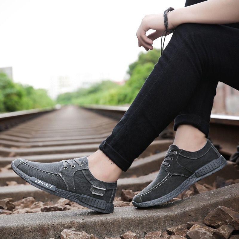 Prodyšný [deodorant] Látková obuv Muž jde na všechny boty Bota plátěná Bota Muž Rekreační muž Bota