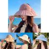 Summer Flounce Fishing Hat With Large Brim And Uv Protection For Casual Outdoor Activities