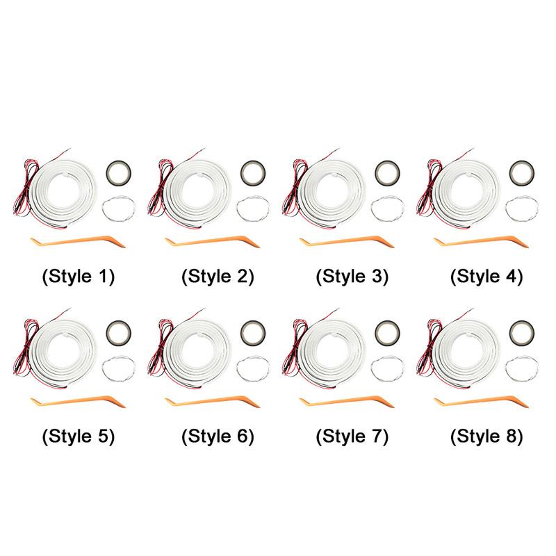 LED Car Trunk Light Strip Self Adhesive Dynamic Flowing Light Strip Multifunction Automatic Tail Box Light for Truck Trunk Decor