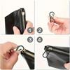 S-Shaped Double-Headed Carabiner for Backpack: High-Elasticity, Two-Way, Spring-Loaded Buckle