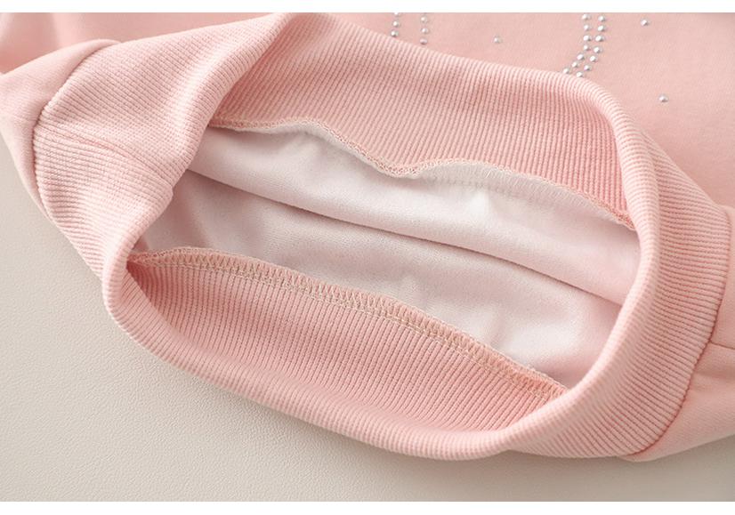 Baby Mädchen Koreanischer Stil Cartoon Hoodie & Jeans Zweiteiler Set - Lässiges Frühjahrs-/Herbst-Outfit