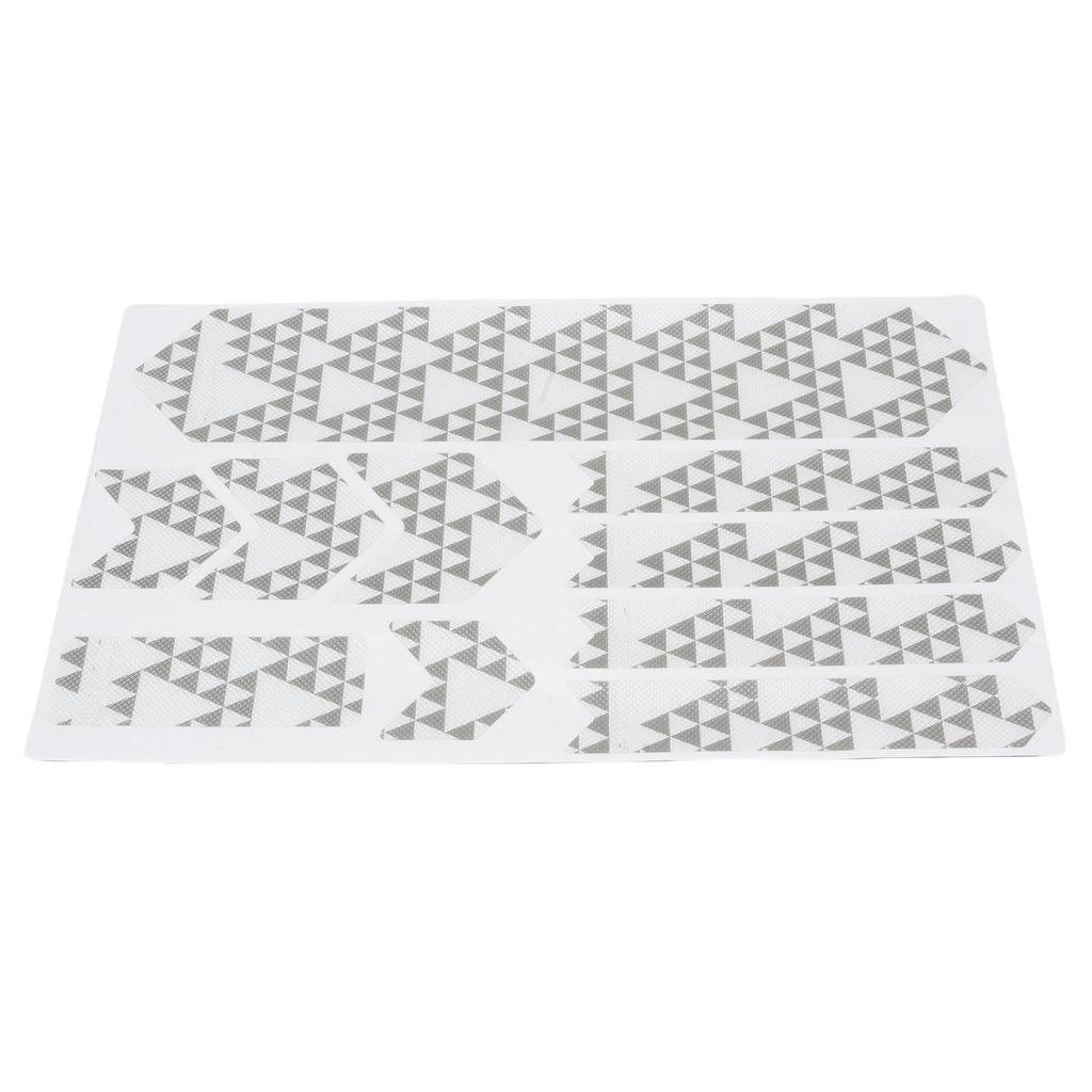1 Set Bike Frame Protection Tape Anti Scratch Water Proof Protective Film Mountain Bike Frame Guard Grid Pattern
