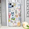 Transparent Seaside Scenery Wine Lemon Girls Phone Case for IPhone 16 11 12 13 14 15 Pro Max 7 8 14 Plus 16E X XS Art Soft Cover
